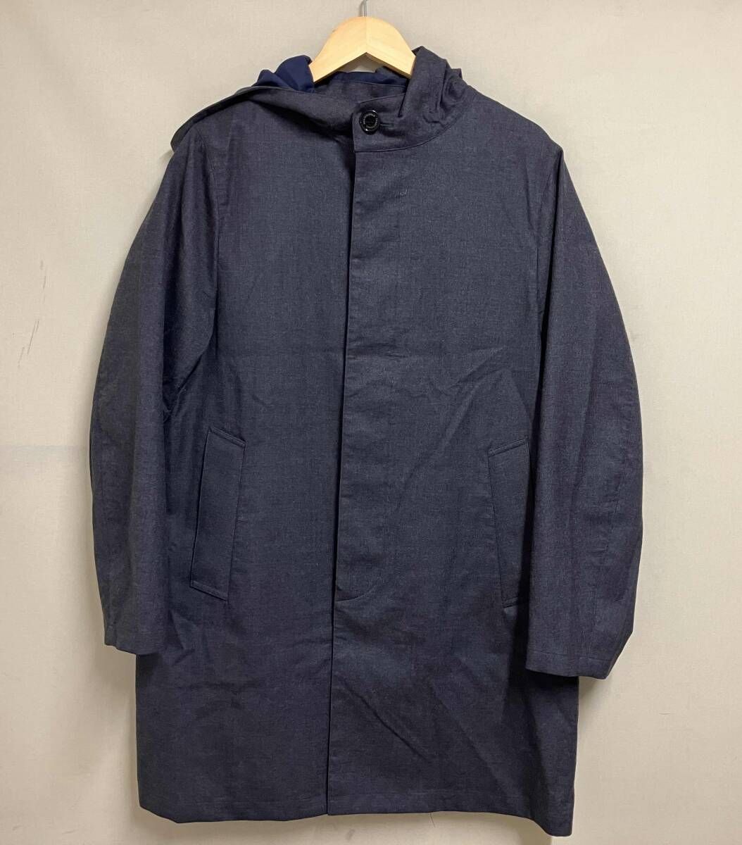 Traditional Weatherwear トラディショナル ウェザーウェア CHRYSTON ウールフーデッドコート G162APFCO0021PT サイズ38 グレー