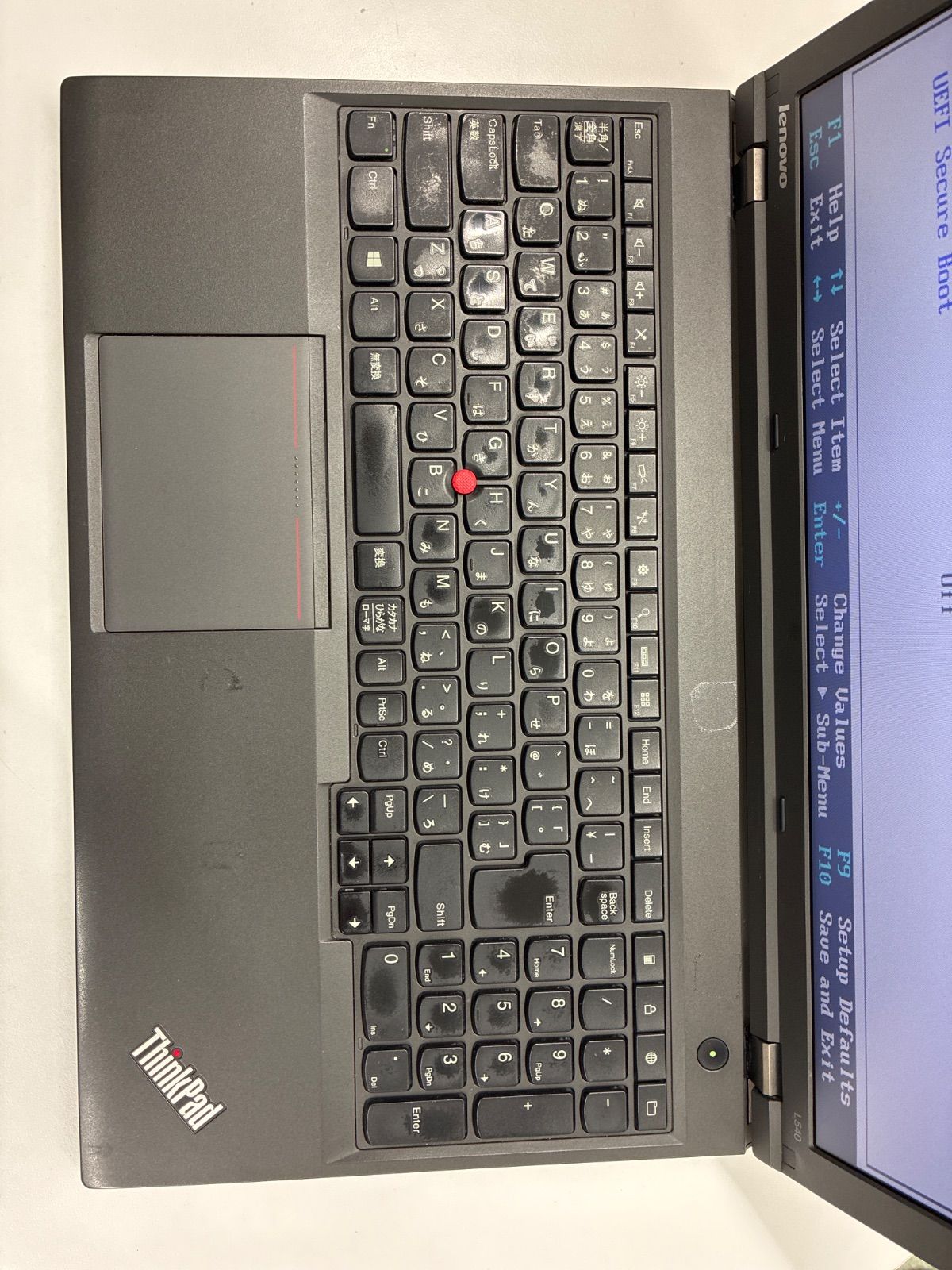 ジャンク Windowsノート Lenovo 全体的に状態悪い - メルカリ