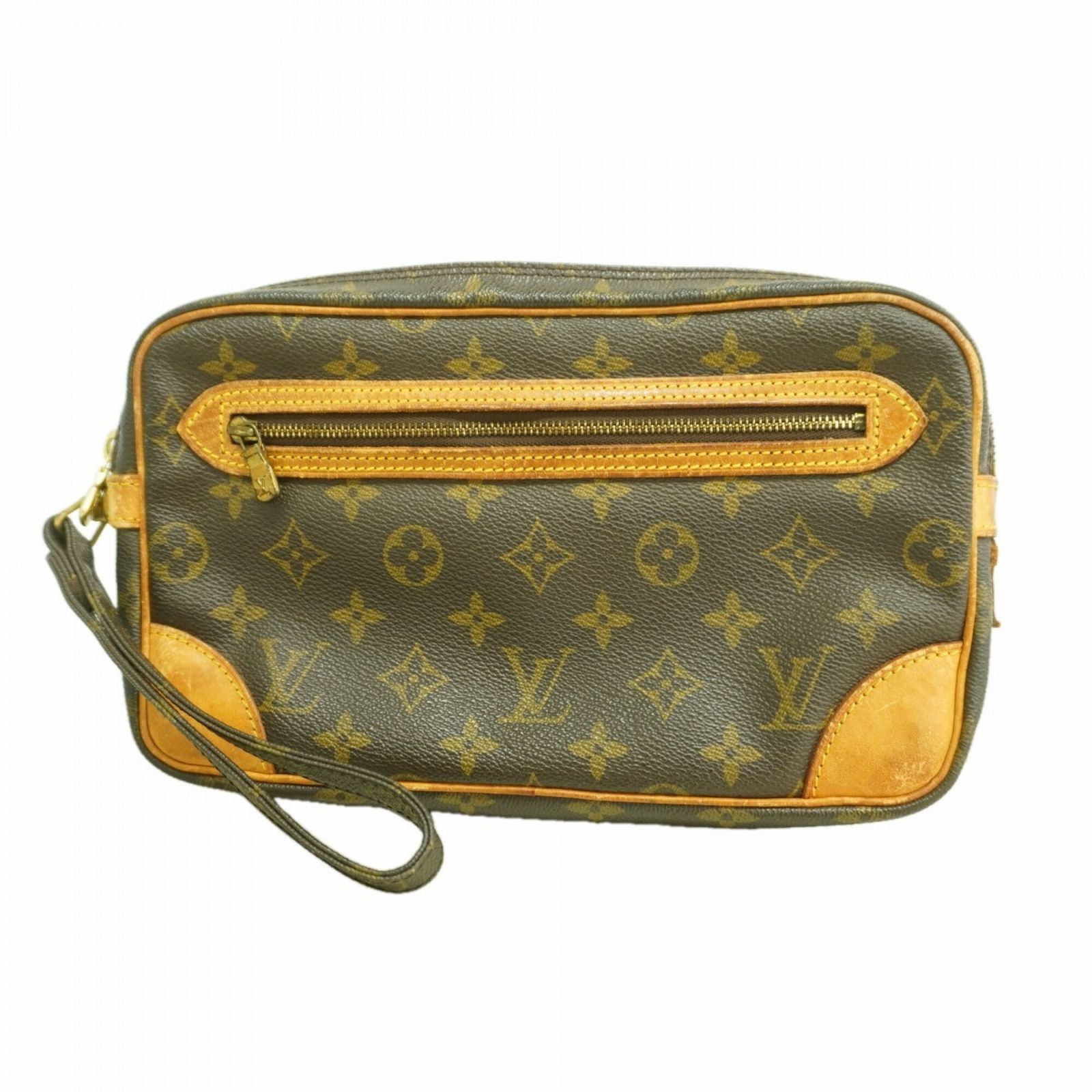 ルイ・ヴィトン(Louis Vuitton) ルイ・ヴィトン クラッチバッグ モノグラム マルリードラゴンヌGM M51825 ブラウンメンズ