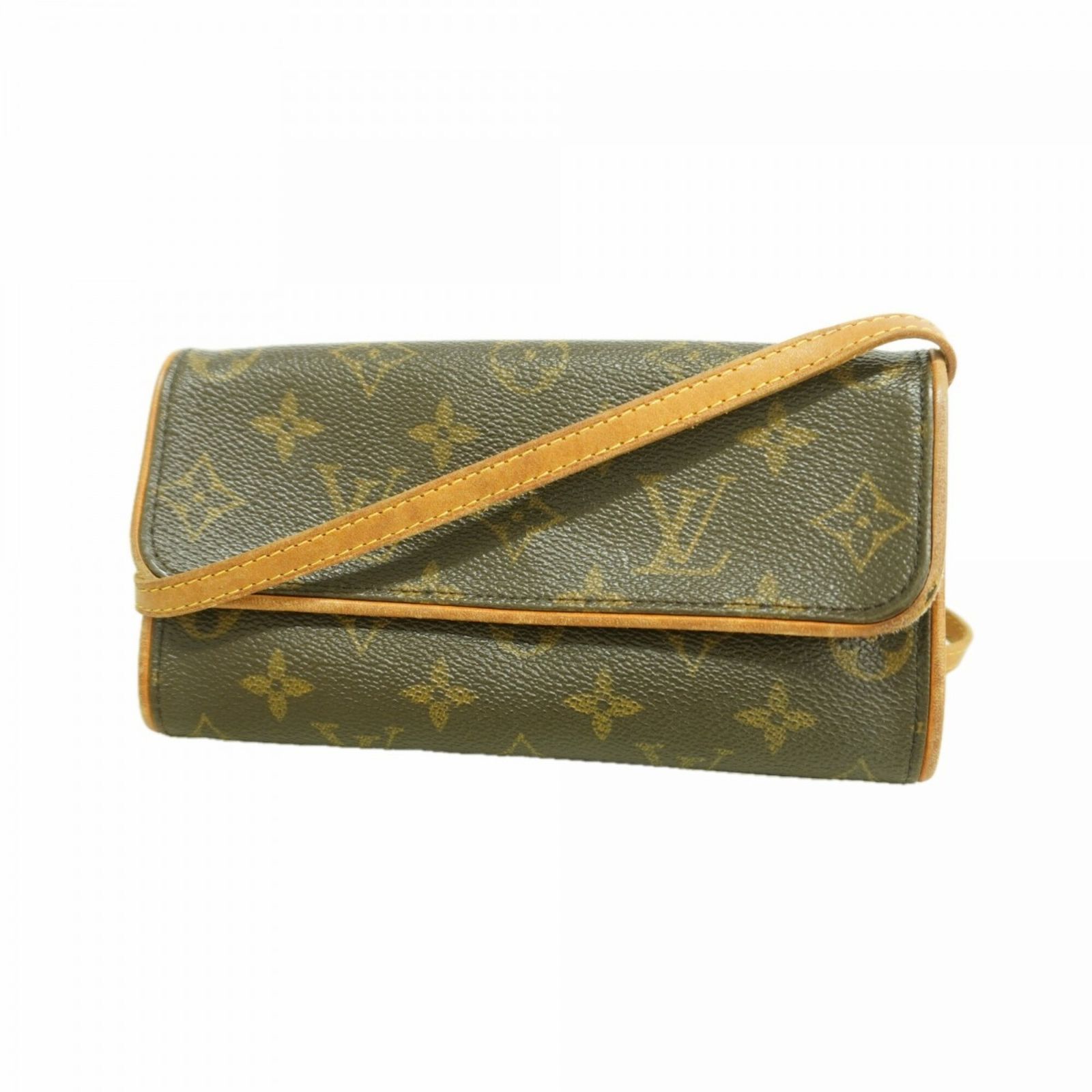 ルイ・ヴィトン(Louis Vuitton) ルイ・ヴィトン ショルダーバッグ モノグラム ポシェットツインPM M51854 ブラウンレディース