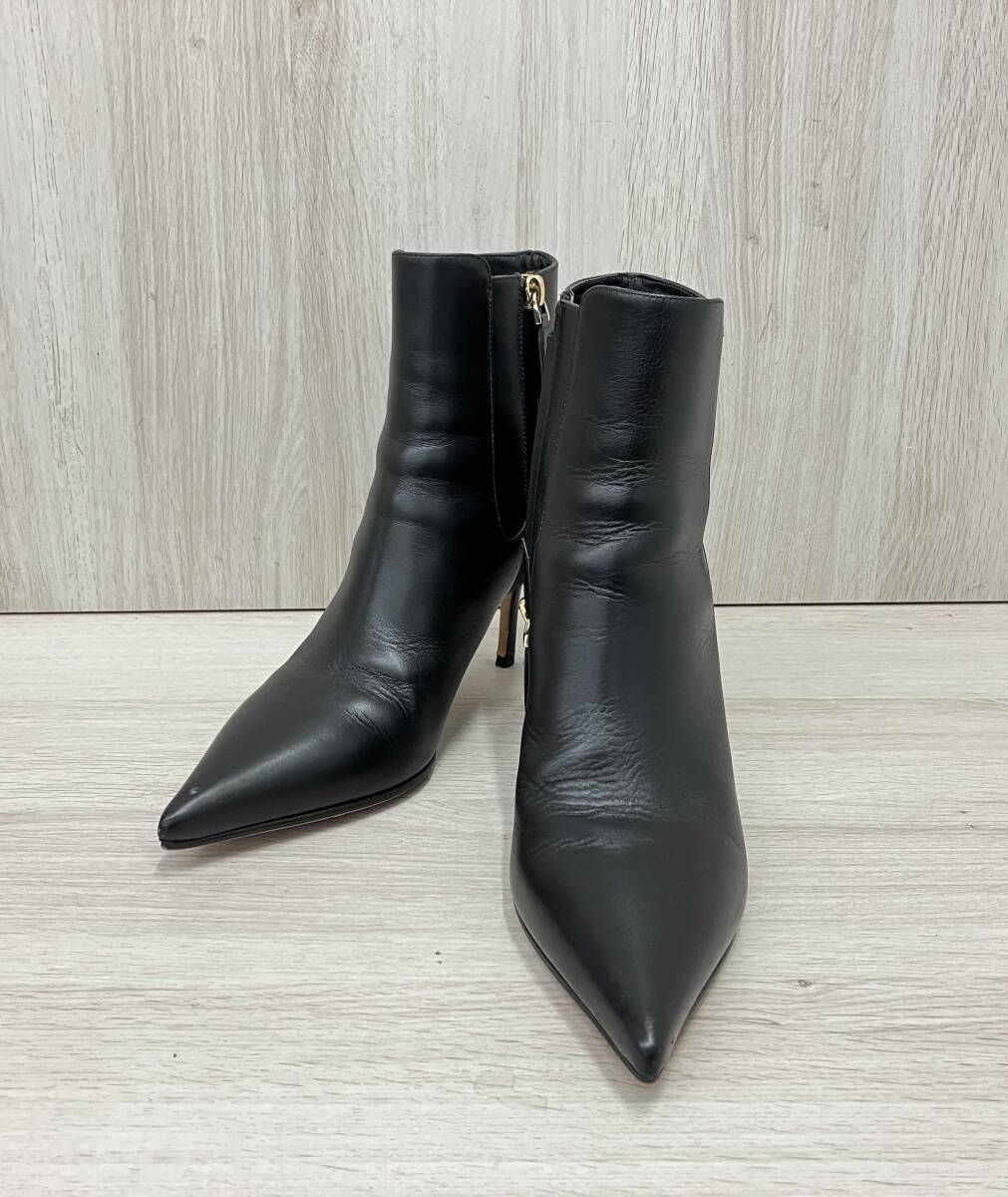ヴァレンティノ　VALENTINO ショートブーツ　スタッズ付　約24cm 表記サイズ37 黒