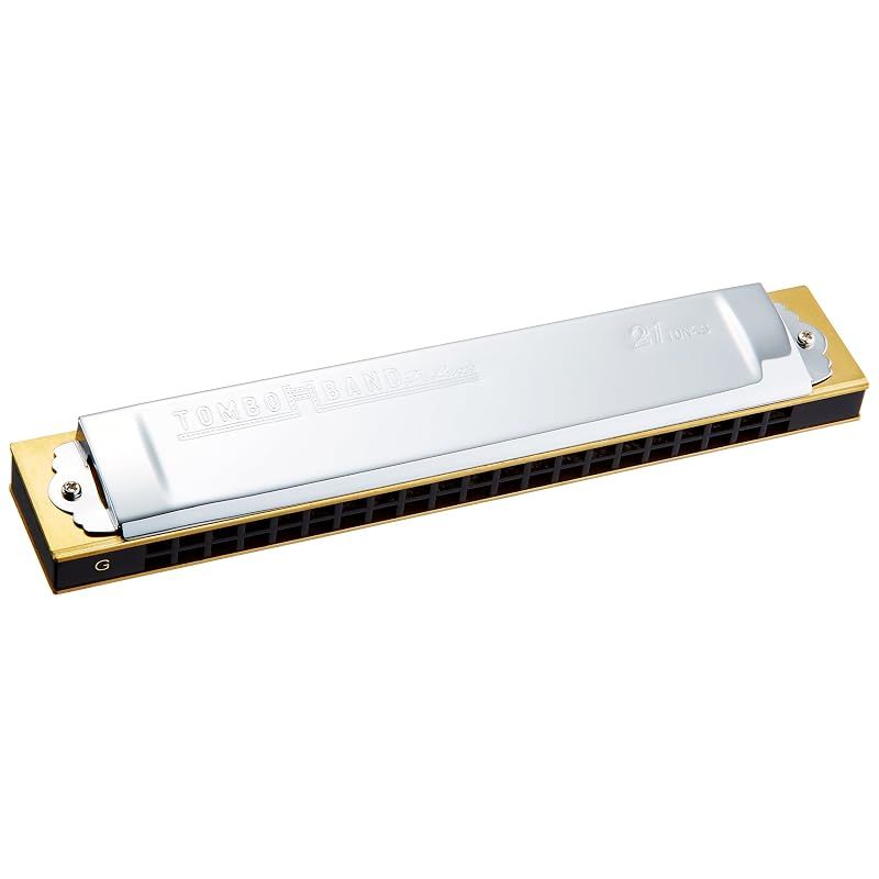 【新品】 Tombo TOMBO 複音ハーモニカ G調 特製トンボバンド 21穴 1