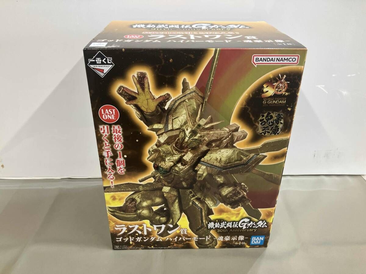 未開封品 ラストワン賞 ゴッドガンダム ハイパーモード -魂豪示像- 一番くじ 機動武闘伝Gガンダム 30th Anniversary 機動武闘伝Gガンダム