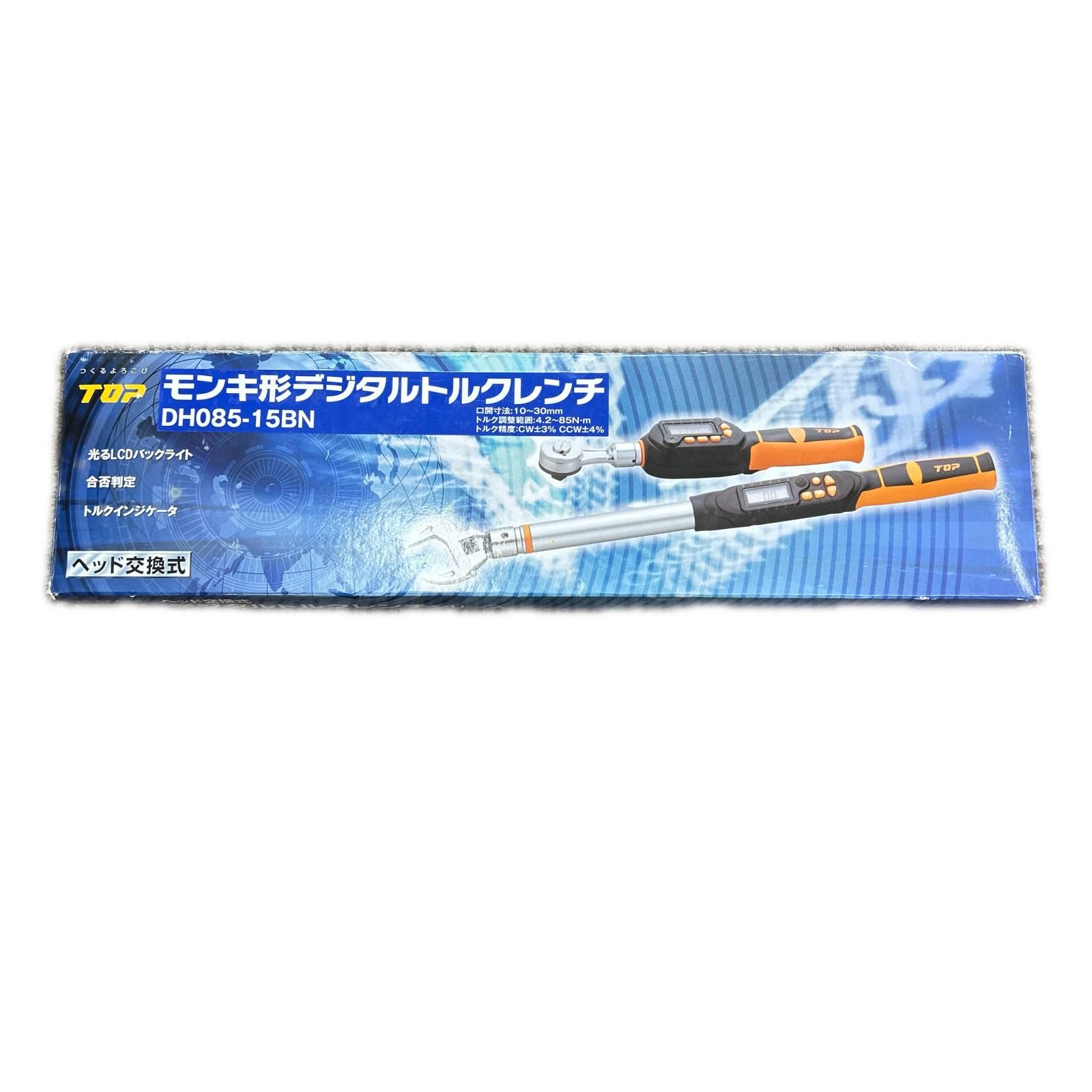 TOP モンキ形デジタルトルクレンチ DH085-15BN 24,420円