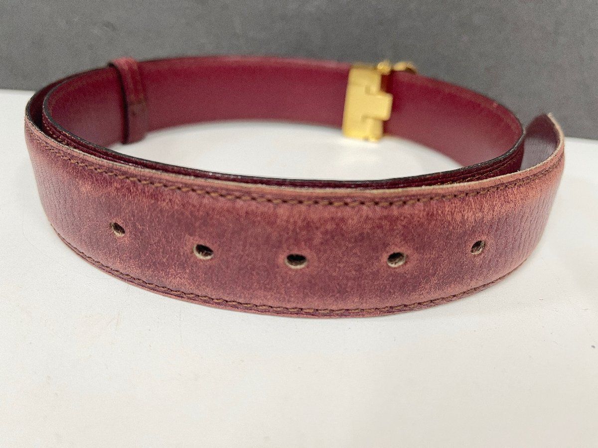 ▽カルティエ Cartier ベルト マストライン Cバックル ゴールド