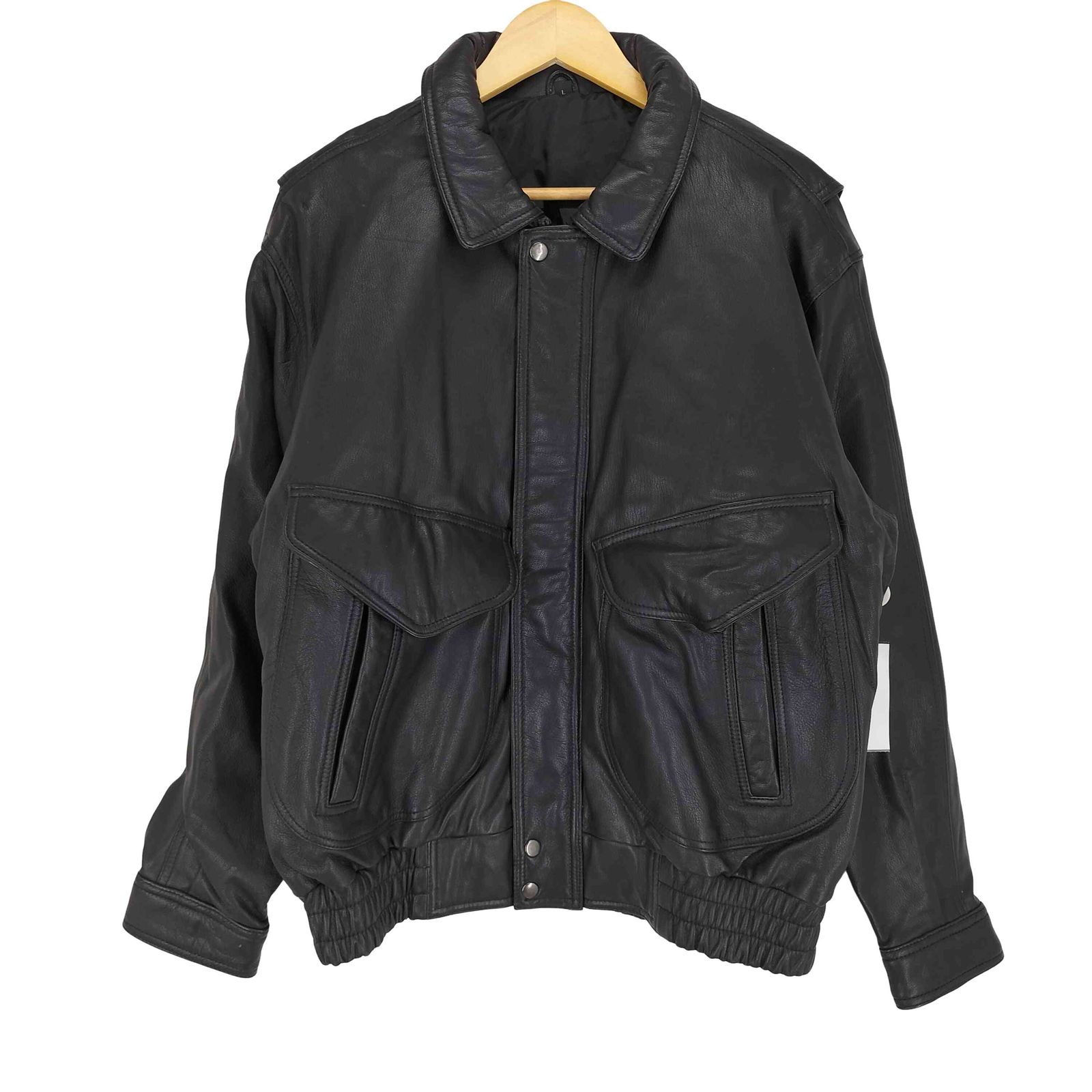 ユーズドフルギ USED古着 BECE A-2 ラムレザー ジャケット ボンバージャケット メンズ JPN：L