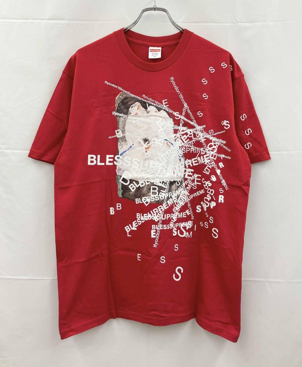 Supreme X BLESS シュプリーム×ブレス 半袖Tシャツ OBSERVED IN A DREAM TEE 23FW 綿100% USA製 M レッド 夏