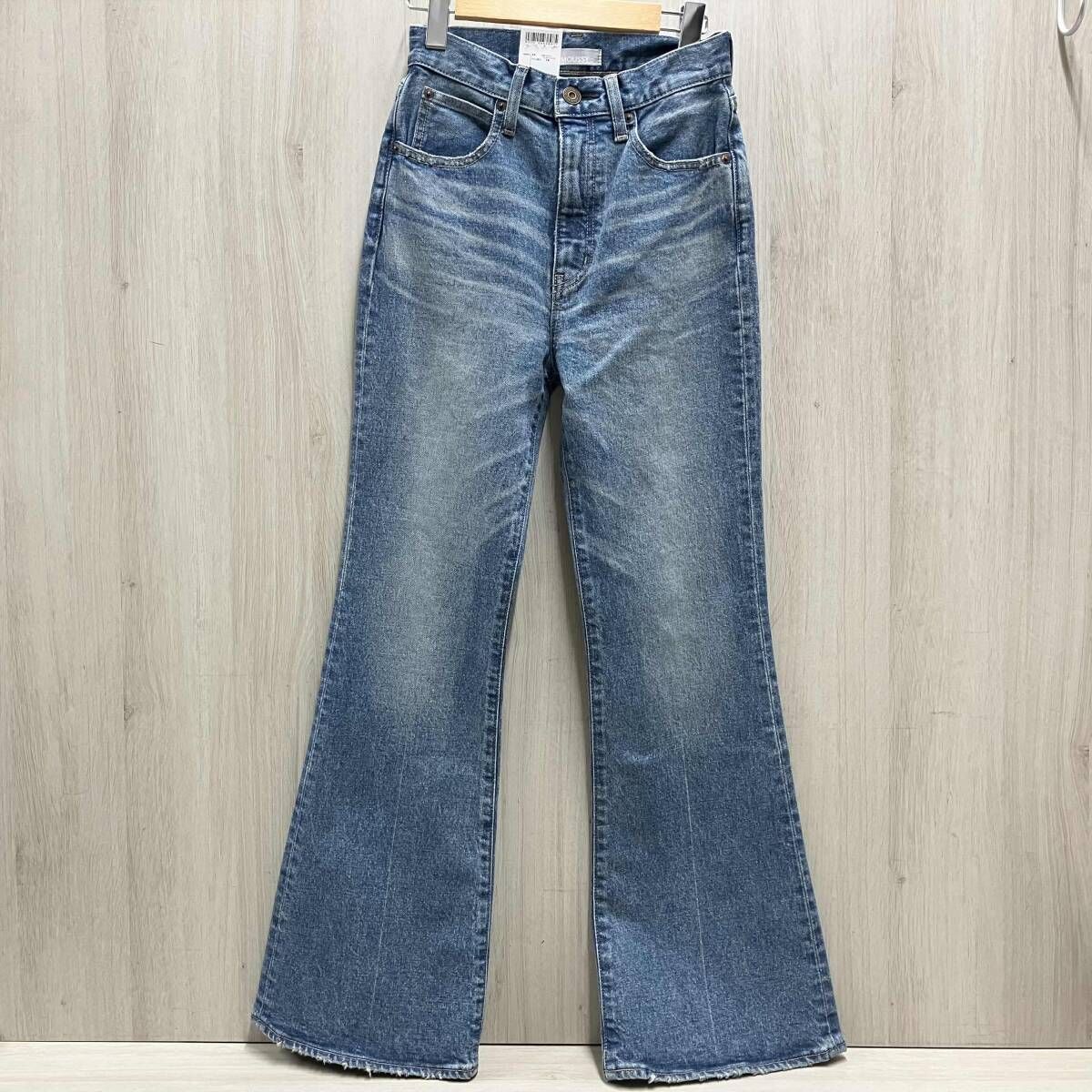 MOUSSY マウジー 25インチ 010JAA12-1501 BLU110 ベルボトム ブーツカット