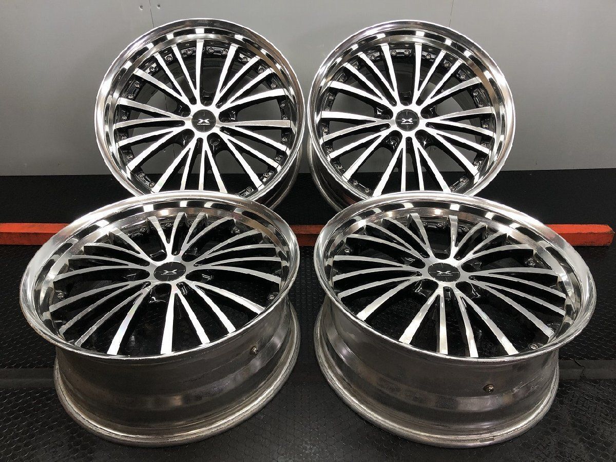 Weds MAVERICK 220M ウェッズ マーベリック/マーヴェリック 20インチ 4本 8.5J/9.5J5HPCD114.3+40 深リム アルファード等 SHC063MYR