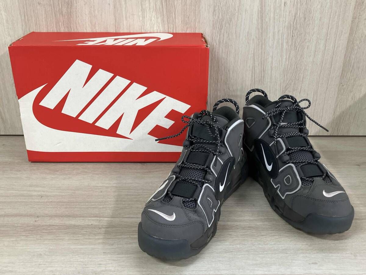 NIKE ナイキ スニーカー エア モア アップテンポ ' 96 29cm グレー 箱有り ロゴ汚れ有り