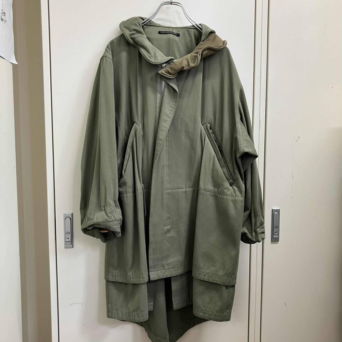 YOHJI YAMAMOTO POUR HOMME MAN’S ミリタリーコート サイズ:2 オリーブグリーン ヨウジヤマモト プールオム