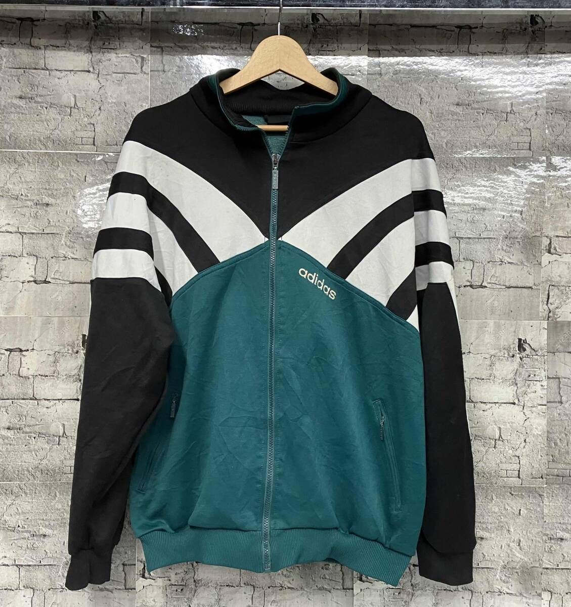 adidas 80s トラックジャケット ジャージ サイズXL グリーン