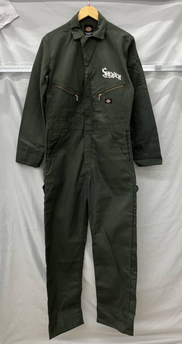 DIckies ディッキーズ オーバーオール・オールインワン 487990G M オリーブグリーン