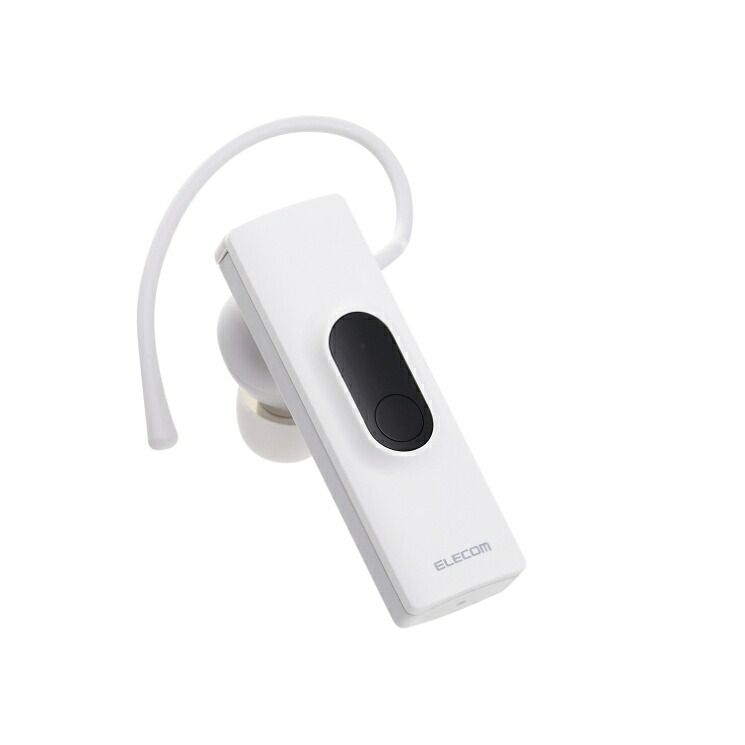 エレコム Bluetoothヘッドセット 片耳 USB Type-C充電 HD Voice マイクミュート マルチポイント ホワイト LBT-HSC11MPWH 【普通郵便にて5営業日以内発送】
