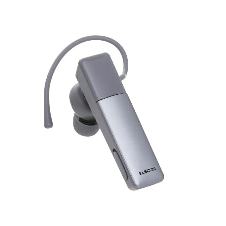 エレコム Bluetoothヘッドセット 片耳 USB Type-C充電 Qualcomm cVc HD Voice マイクミュート マルチポイント グレー LBT-HSC21MPGY 【佐川急便にて5営業日以内発送】