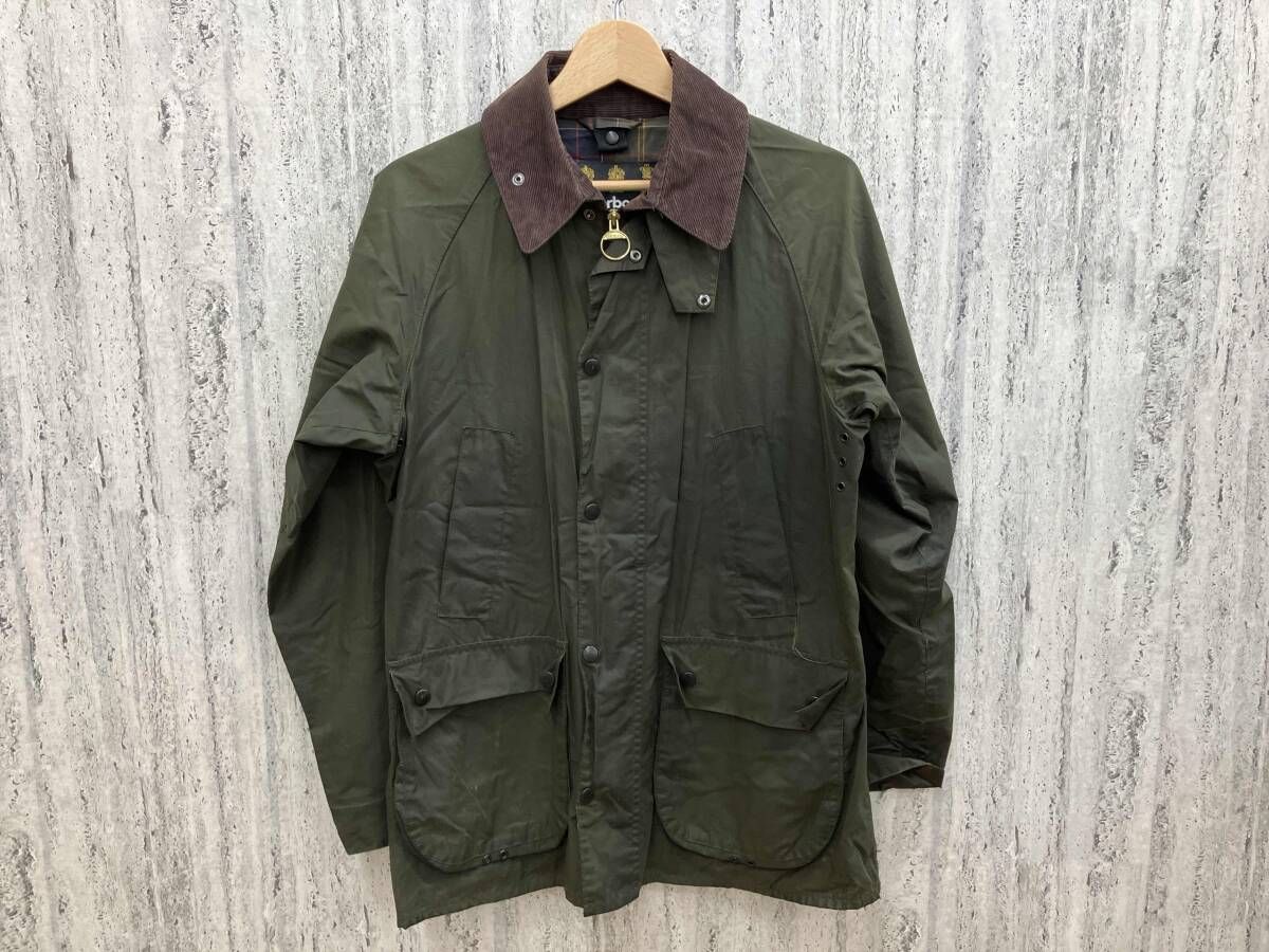 Barbour バブアー SL BEDALE ビデイル オイルドジャケット グリーン カーキ コーデュロイ 36サイズ メンズ ワックス