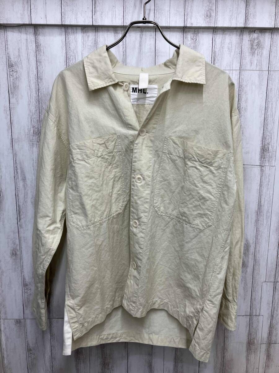 MHL./長袖シャツ/596-4150513 シャツジャケット ベージュ サイズ S