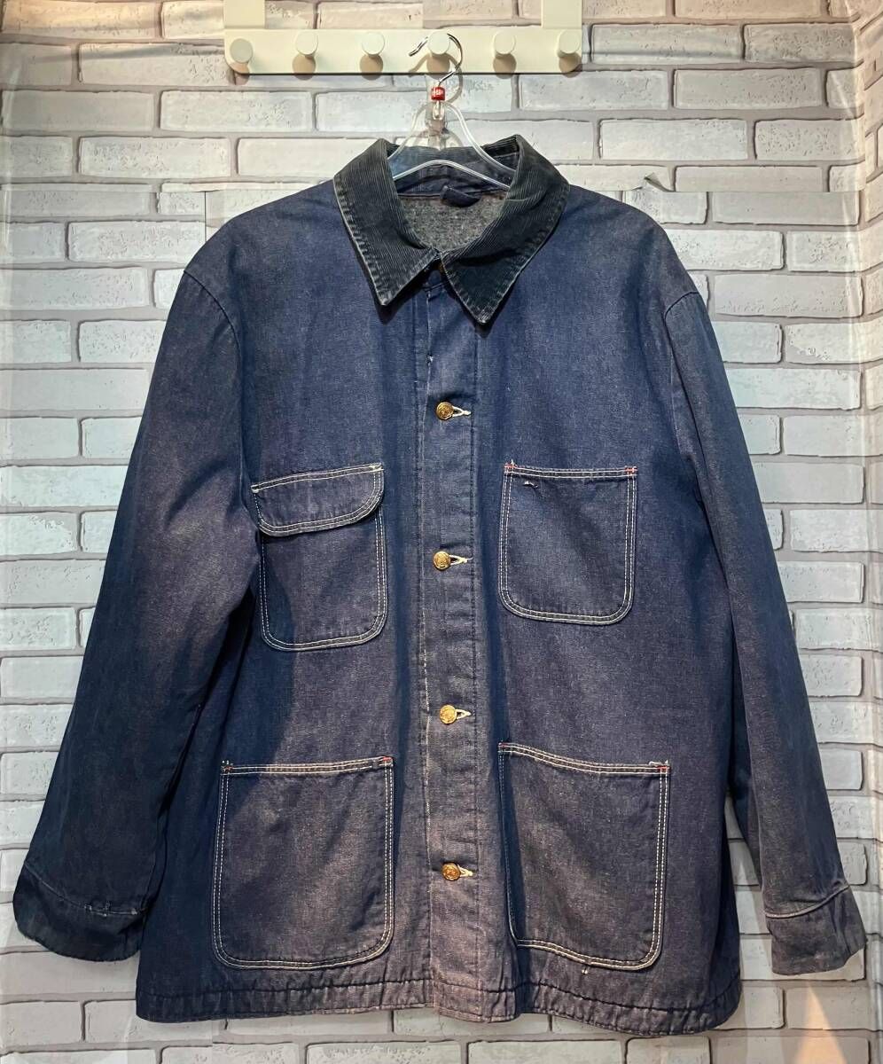 wrangler ラングラー カバーオール 70s デニム カバーオール 裏ブランケット Mサイズ アメリカンカジュアル