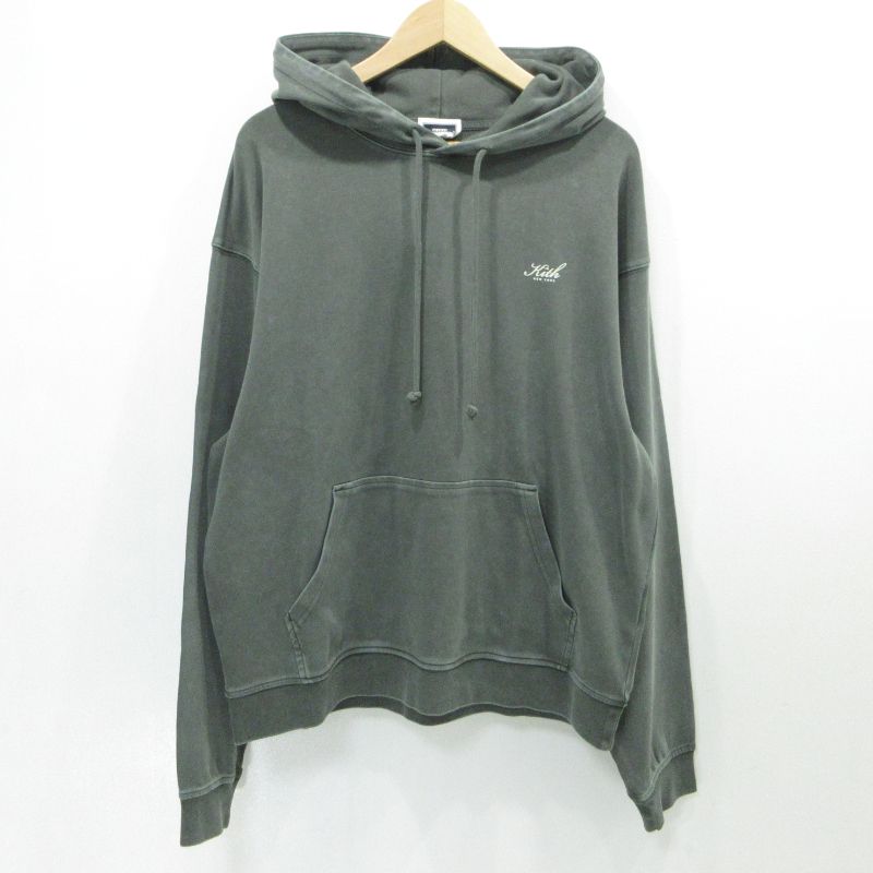 【三重本店】 中古 KITH | キース パーカー Interlock Williams カーキ サイズ:M 【103】