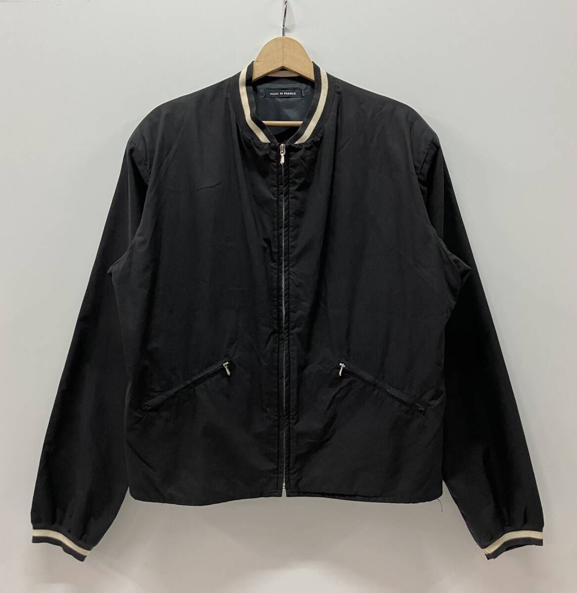 Agnes b アニエスベー ブルゾン homme オム サイズ1 ブラック フランス製 00054958