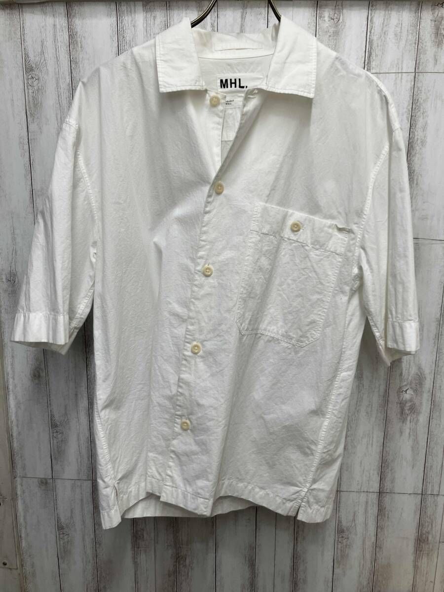 MHL./半袖シャツ/596-2150521 ホワイト サイズ S