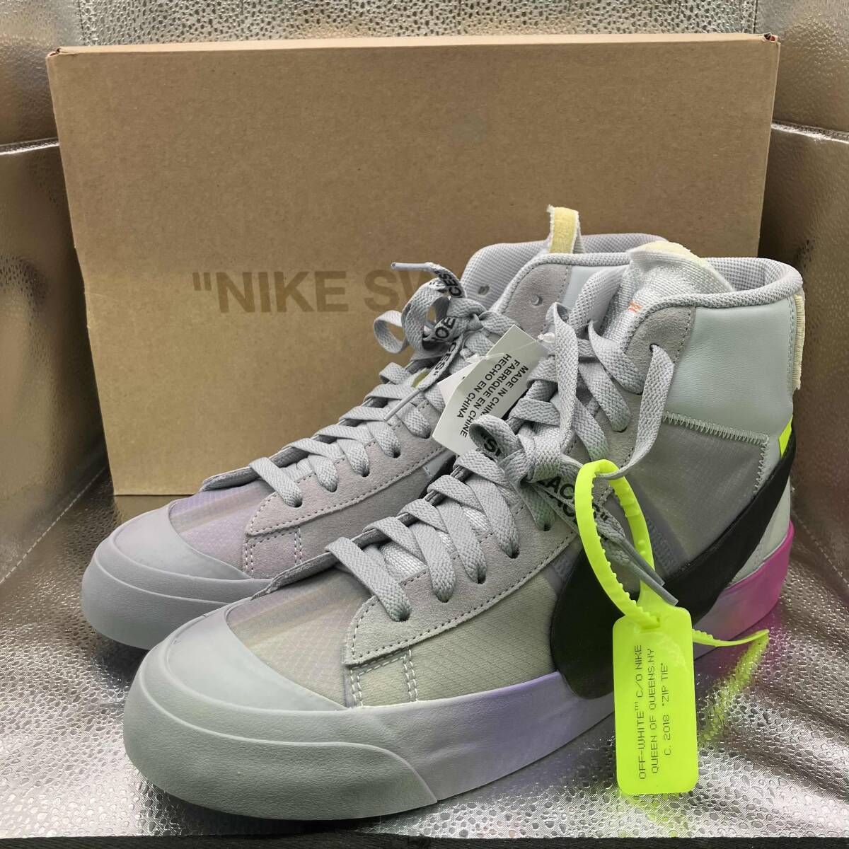 NIKE × Serena Williams Off-White Blazer Mid Queen SIZE:27 箱有 AA3832-002 ナイキ セリーナ・ウィリアムズ