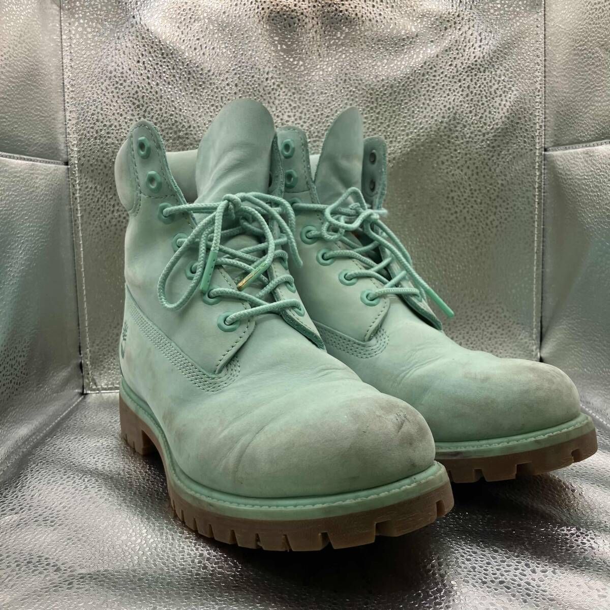 Timberland プレミアムウォータープルーフ50周年記念モデル ライトグリーン サイズ:26 ティンバーランド 11,929円