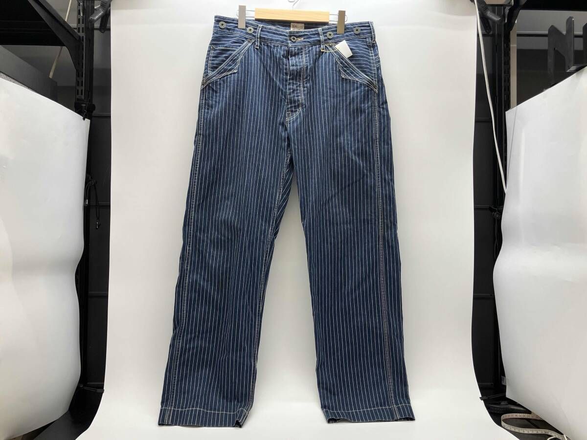 通年 SCHOTT 3136004 ショット ヒッコリーバイカーパンツ 32 綿パンツ インディゴ 13,585円