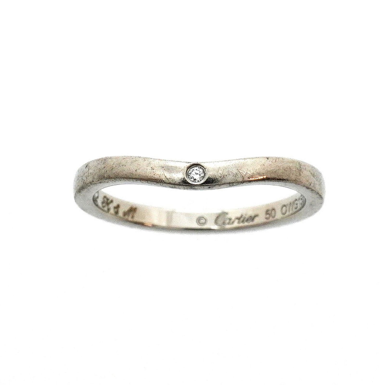 カルティエ(Cartier) カルティエ リング バレリーナ 3PD Pt950