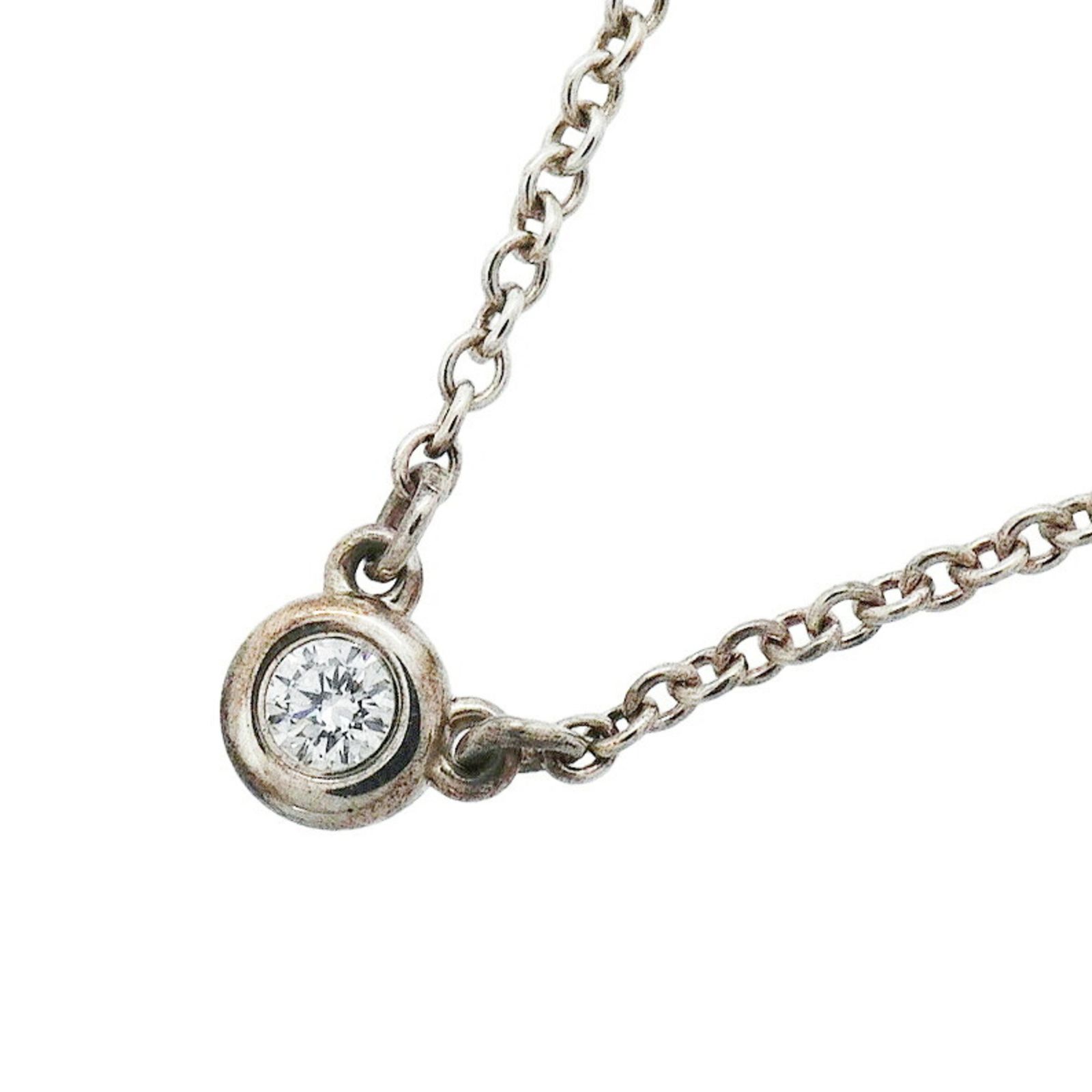 ティファニー(Tiffany) ティファニー ネックレス バイザヤード 1PD シルバー925 ダイヤモンドレディース