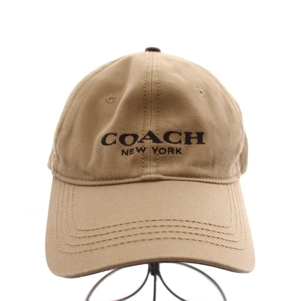 コーチ COACH キャップ 帽子 ロゴ ベージュ /AN - メルカリ