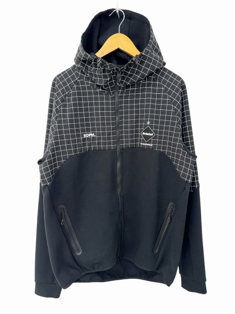 エフシーレアルブリストル F.C.Real Bristol FCRB 21SS VENTILATION HOODIE ロゴ ベンチレーション フーディ パーカー FCRB-210020 XL 黒 ブラック ブランド古着ベクトル 中古260727