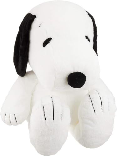 msナカジマコーポレーション(Nakajima Corporation) PEANUTS SNOOPY ピーナッツ ハグハグ ぬいぐるみ 2Lサイズ スヌーピー 黒 077394-15
