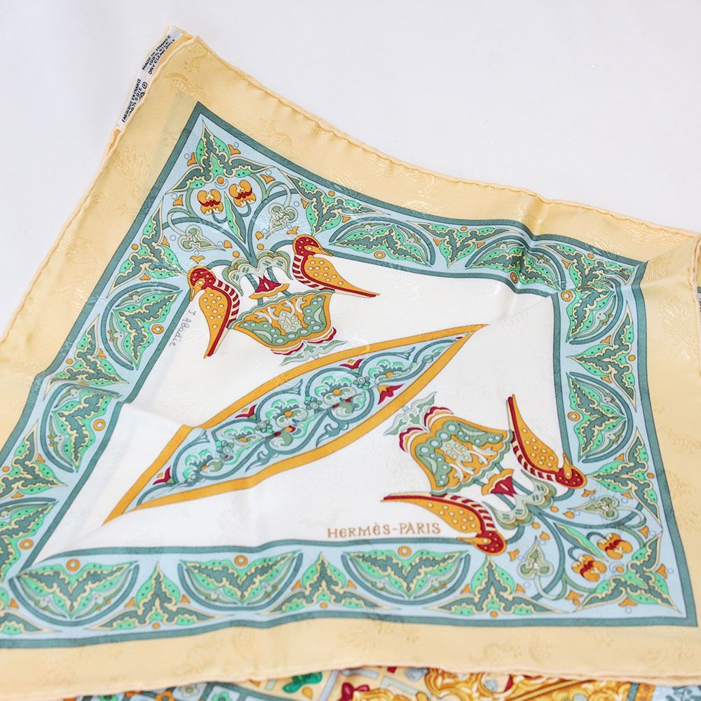 HERMES エルメス シルクスカーフ 『カレ90』CIELS BYZANTINS(中古品B