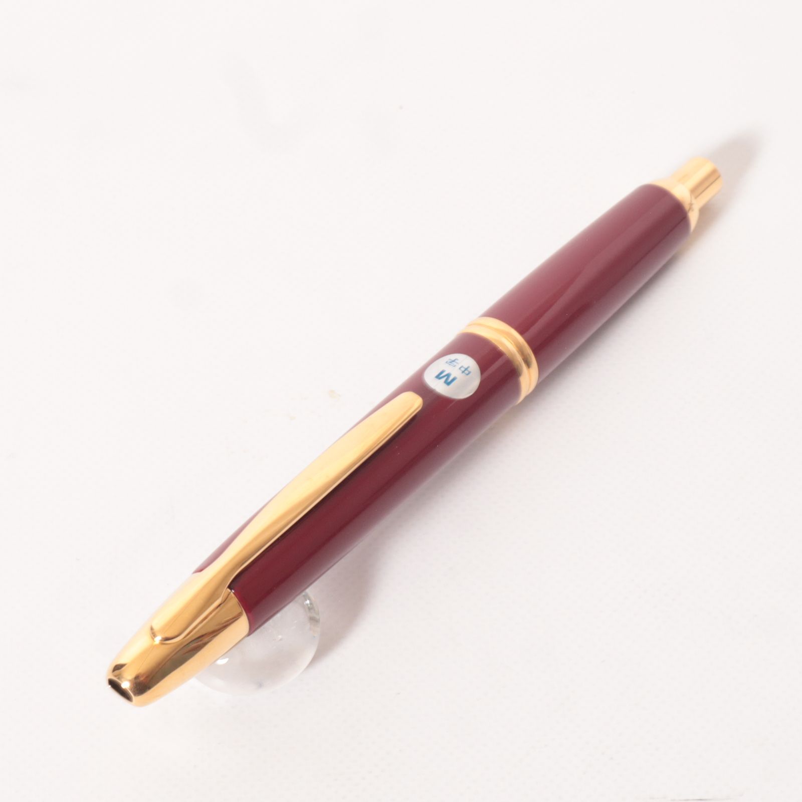 パイロット 万年筆 キャップレス ディープレッド 18K M 中字 ノック式 両用式 本体のみ 11,200円