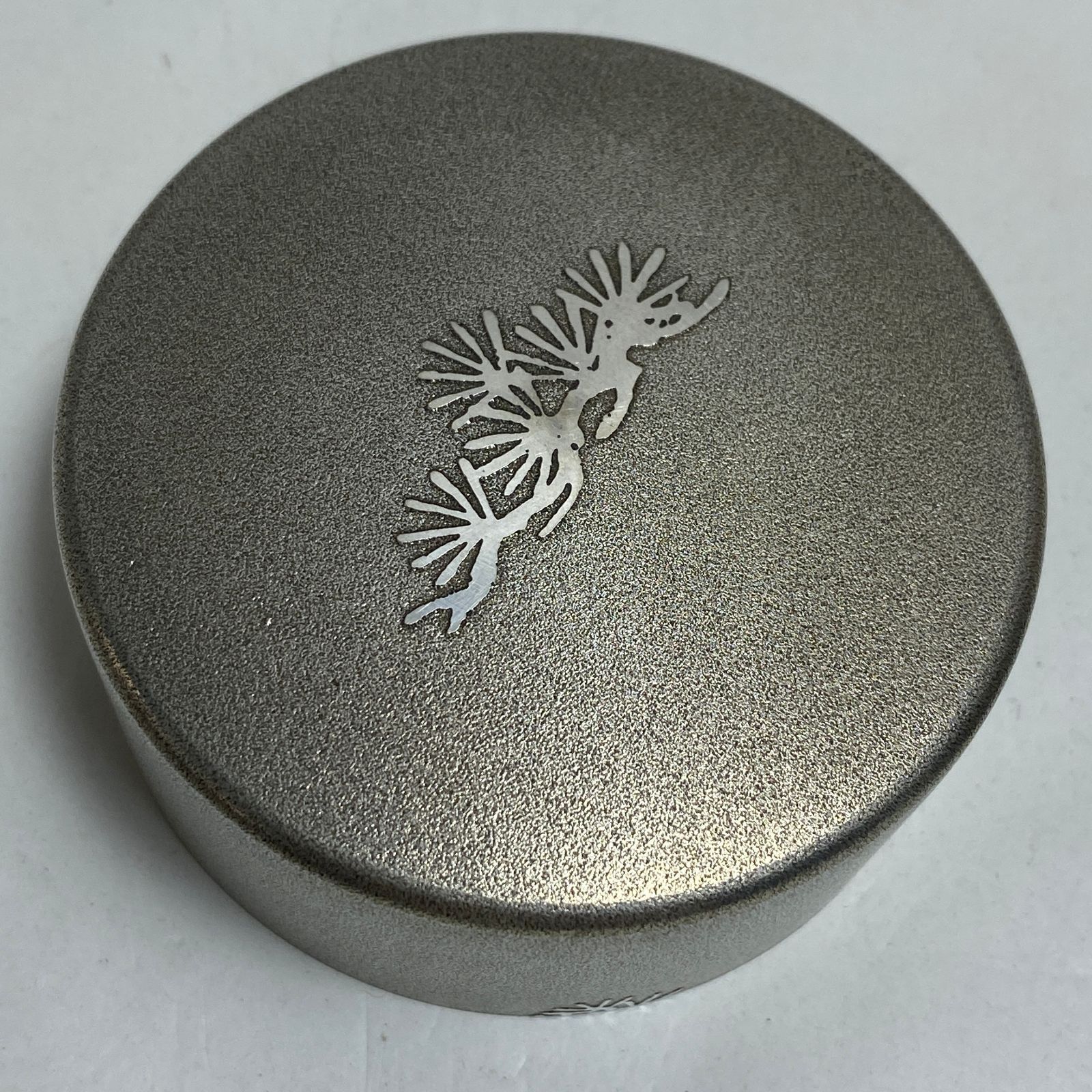 ☆A030409☆ 大辻朝日堂 茶筒 茶入れ 茶道具 正錫 すず 内蓋 薩摩伝統