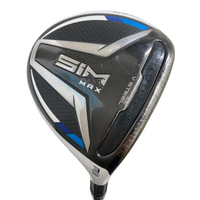 【中古】 テーラーメイド SIM MAX 3W フェアウェイウッド FW TENSEI BLUE TM50(FW) (フレックスSR) メンズ 男性用 右利き 右用 Cランク ゴルフクラブ