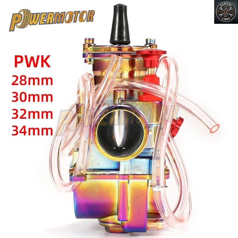 ダートバイク 250cc オートバイ フラットカーテンキャブレター PWK 28 30 32 34MM 2T 4T カラフルパワージェット エンデューロ スペアパー