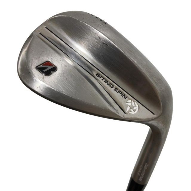 【中古】 ブリヂストン BRIDGESTONE BITING SPIN ノーメッキ 58°/12°A ウェッジ WG 純正特注シャフト (フレックスS) メンズ 男性用 右利き 右用 Cランク ゴルフクラブ
