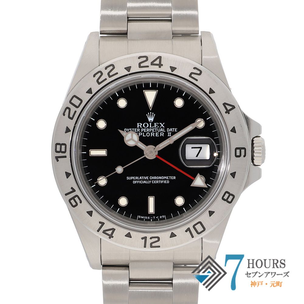 147812 ROLEX ロレックス 16570 エクスプローラー2 ブラック ステンレス S番 自動巻き 当店オリジナルボックス