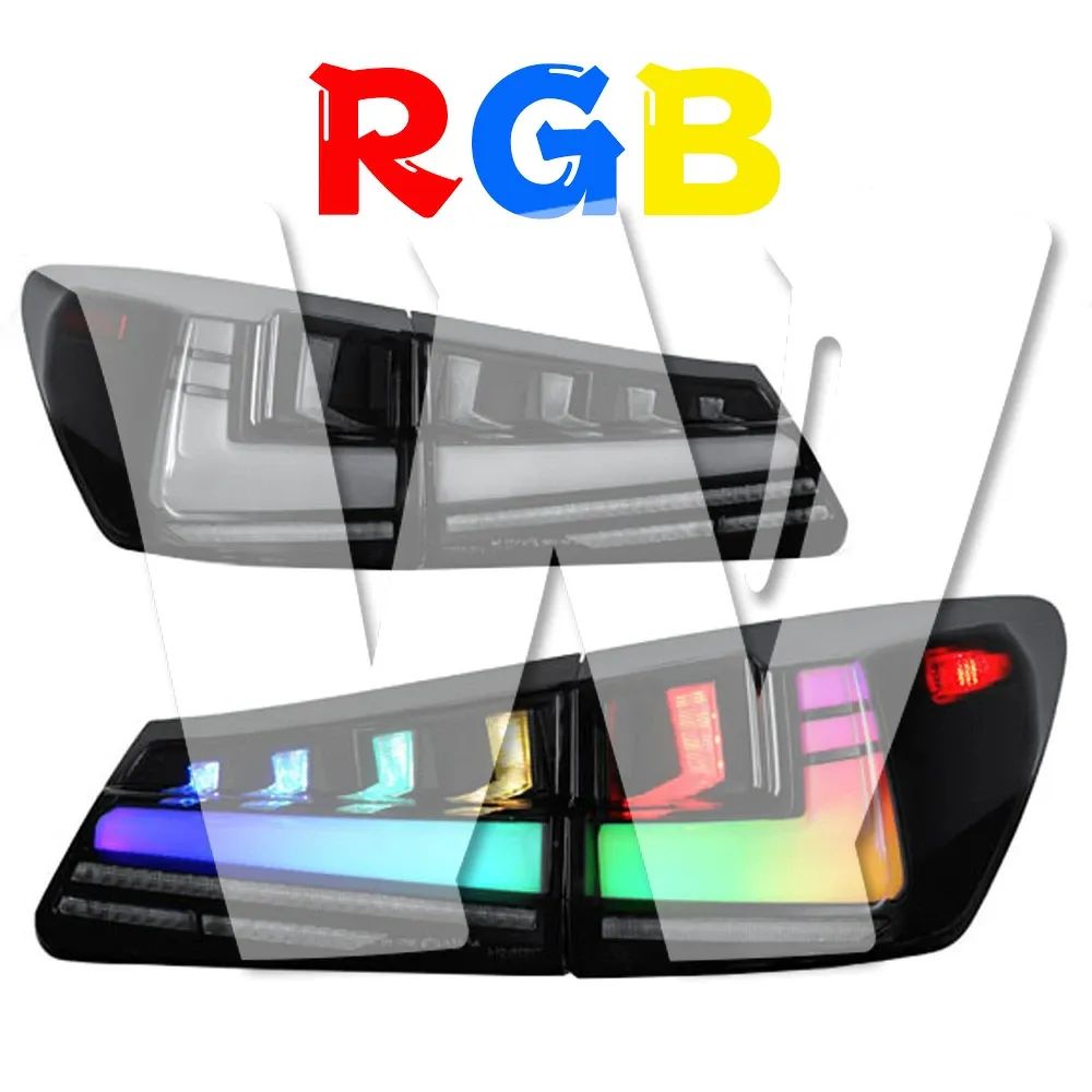 レクサス セダン LEXUS IS250 IS300 IS350 2006-2012年式 テールライト アセンブリ RGB シーケンシャルウィンカー デイライト 逆向きライト ブレーキライト ストックライト カラーAPPコントロール 日本仕様品 DOT認証 44,733円