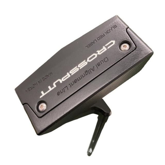 【中古】 CROSSPUTT CROSSPUTT RED BLACK LABEL(ブラック) 33インチ パター PT スチール (フレックスその他) メンズ 男性用 右利き 右用 Cランク ゴルフクラブ