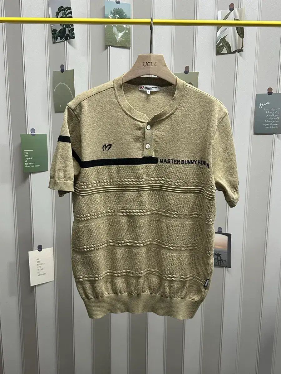 正規品 マスターバニーエディション ゴルフ SWING 半袖 ブラウン