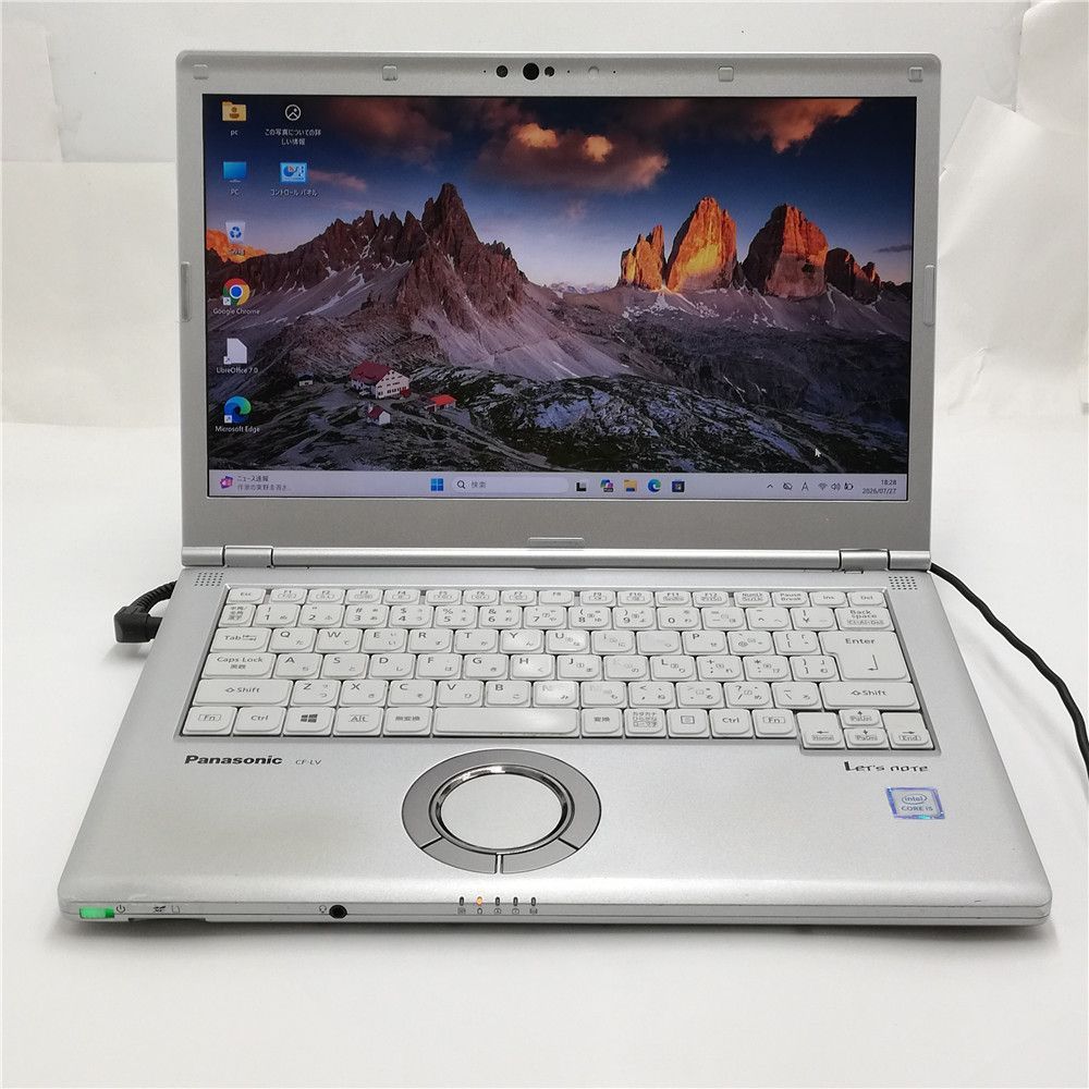 中古パナソニックLV8KD5VS i5 8G 高速SSD Win11Office 即使用可】Panasonic LV8 Core i5 SSD搭載 - メルカリ