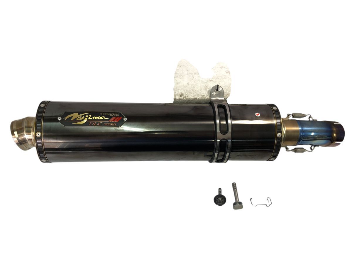 KAWASAKI　ZRX1200　DAEG　ダエグ　ノジマ　チタン　スリップオンマフラー　DLC　凹み極小有　美品　ZRT20D（中古）FWDL-N5041
