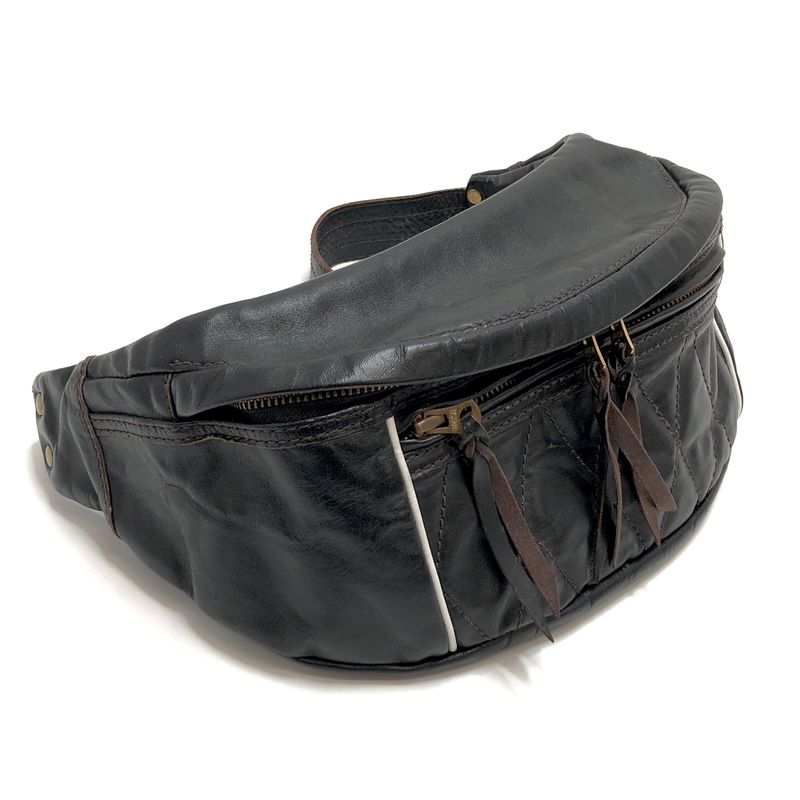 現状渡し品】 WESTRIDE ウエストライド RIDING WAIST BAG ホースハイド