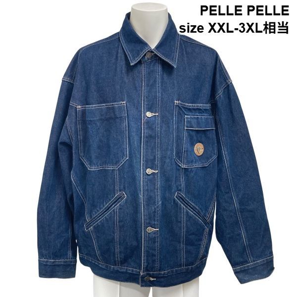 ◇ ペレペレ PELLE PELLE デニムジャケット ヴィンテージ 長袖 ビッグ