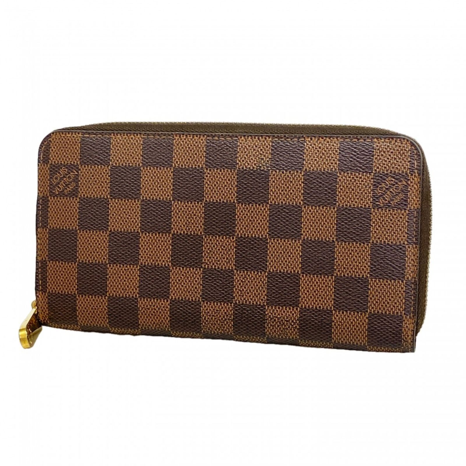 ルイ・ヴィトン(Louis Vuitton) ルイ・ヴィトン 長財布 ダミエ ジッピーウォレット N60015 エベヌメンズ レディース P3291057