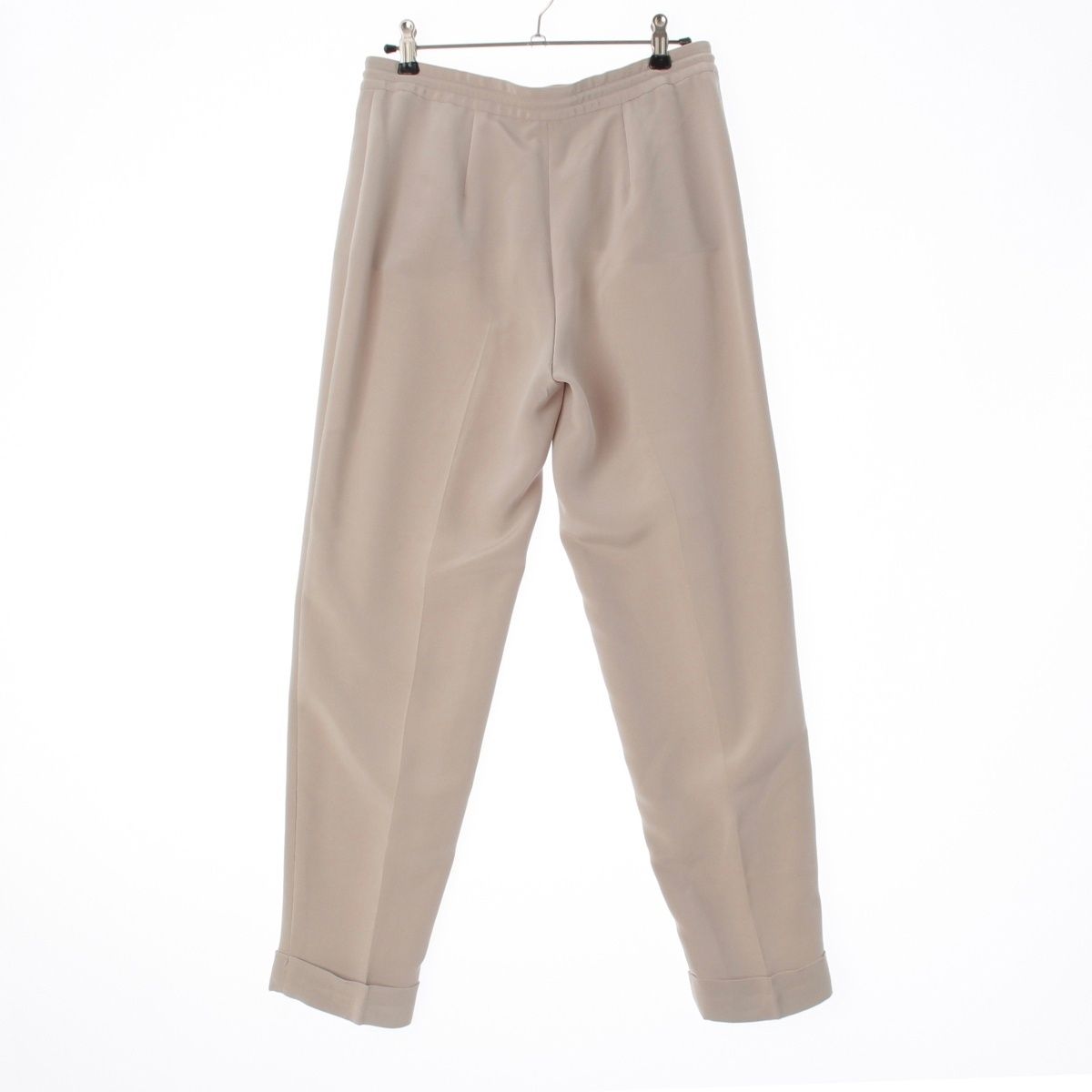 ロロピアーナ シルク ストレッチ パンツ ボトムス ベージュ 40【中古