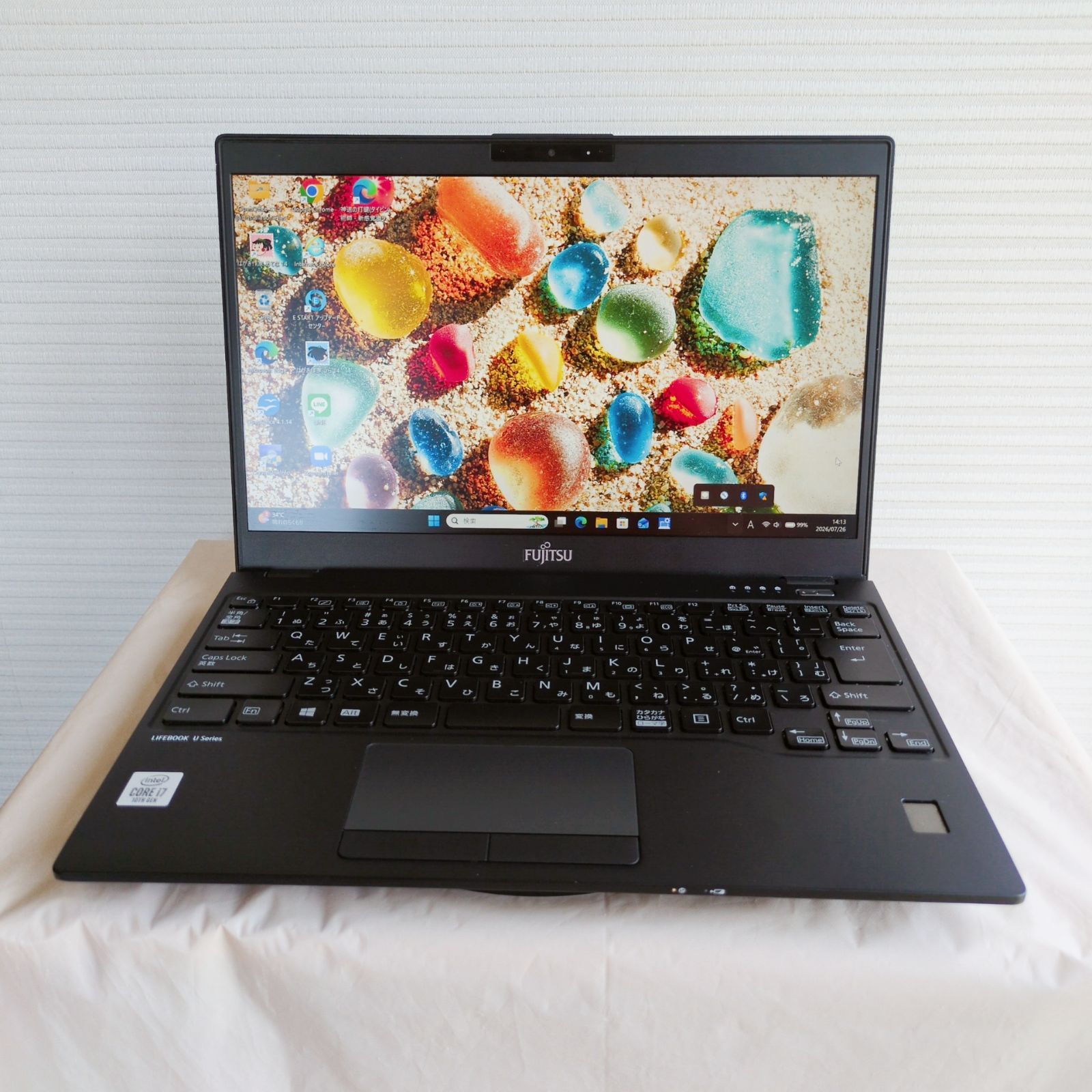 富士通 ノートパソコン LIFEBOOK U9310/D Windows11 Core i7-10610U 10世代 メモリ16GB SSD256GB 13インチ（解像度1920×1080） フルHD 薄型軽量 美品 25,404円